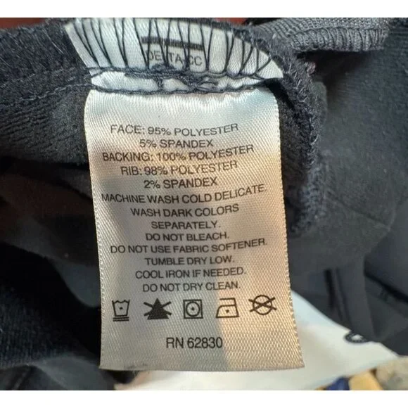 Lands End for Delta Airlines Bomber Jacket Black Spell Out Logo Size XXL Tall - Picture 6 of 6